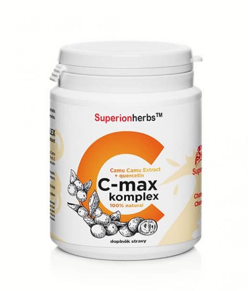 Doplnok stravy C-max komplex s camu camu extraktom od Superionherbs