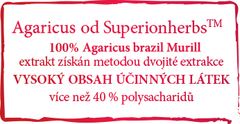 Pečať Agaricus od Superionherbs