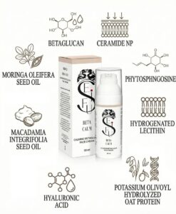 Seifu Beta Calm - calming betaglukan face cream – Obrázok 3