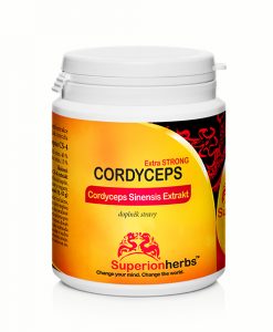 Doplnok stravy - extrakt Cordyceps od Superionherbs